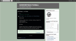 Desktop Screenshot of bundesrepublikfussball.blogspot.com