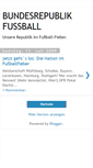 Mobile Screenshot of bundesrepublikfussball.blogspot.com
