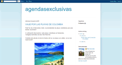 Desktop Screenshot of agendasexclusivas.blogspot.com