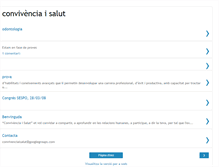 Tablet Screenshot of convivenciaisalut.blogspot.com