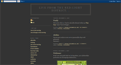 Desktop Screenshot of livefromthered-lightdistrict.blogspot.com