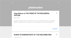 Desktop Screenshot of johnbreardon.blogspot.com