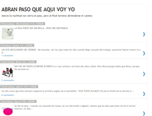 Tablet Screenshot of abranmepaso.blogspot.com