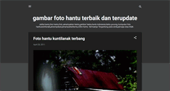 Desktop Screenshot of foto-hantu-hantu.blogspot.com