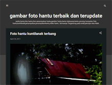 Tablet Screenshot of foto-hantu-hantu.blogspot.com