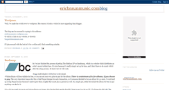 Desktop Screenshot of ericbraunmusic.blogspot.com