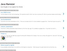 Tablet Screenshot of java-hamster.blogspot.com