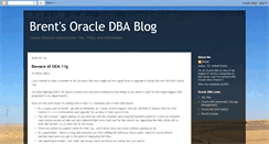 Desktop Screenshot of dba-brent.blogspot.com