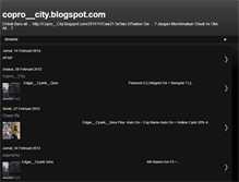 Tablet Screenshot of coprocity.blogspot.com