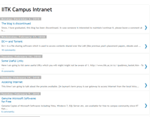 Tablet Screenshot of iitk-campus-intranet.blogspot.com