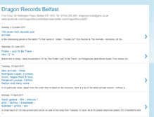 Tablet Screenshot of dragonrecordsbelfast.blogspot.com