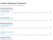 Tablet Screenshot of alcohol-withdrawal-treatment.blogspot.com