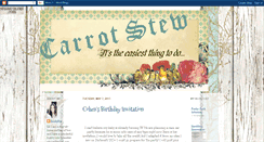 Desktop Screenshot of carrotstewcarrotstew.blogspot.com