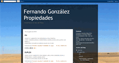 Desktop Screenshot of fernandogonzalezpropiedades.blogspot.com