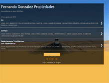 Tablet Screenshot of fernandogonzalezpropiedades.blogspot.com