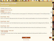 Tablet Screenshot of informationarena.blogspot.com