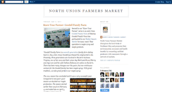 Desktop Screenshot of northunionfarmersmarket.blogspot.com