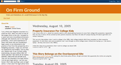 Desktop Screenshot of onfirmground.blogspot.com