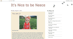 Desktop Screenshot of itsnicetobeneece.blogspot.com