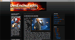 Desktop Screenshot of des-enchufados.blogspot.com