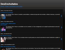 Tablet Screenshot of des-enchufados.blogspot.com