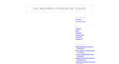 Desktop Screenshot of lasmejoresofertasdeviajes.blogspot.com