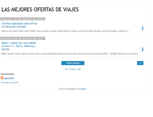 Tablet Screenshot of lasmejoresofertasdeviajes.blogspot.com