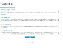 Tablet Screenshot of flaxseedoil.blogspot.com