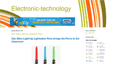 Desktop Screenshot of electronic-technology.blogspot.com