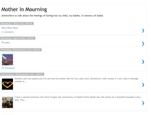 Tablet Screenshot of mothersinmourning.blogspot.com