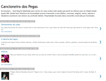 Tablet Screenshot of cancioneirodospegas.blogspot.com