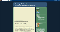 Desktop Screenshot of planchickencoop.blogspot.com