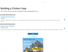 Tablet Screenshot of planchickencoop.blogspot.com