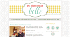 Desktop Screenshot of bluestockingbelle.blogspot.com