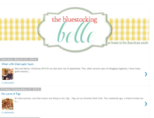 Tablet Screenshot of bluestockingbelle.blogspot.com