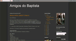 Desktop Screenshot of amigosdobaptista.blogspot.com