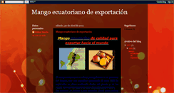 Desktop Screenshot of mangoecuatoriano.blogspot.com