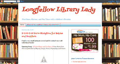 Desktop Screenshot of longfellowlibrarylady.blogspot.com