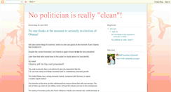 Desktop Screenshot of nopoliticianisreallyclean.blogspot.com