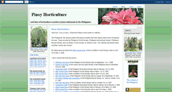 Desktop Screenshot of pinoyhorticulture.blogspot.com