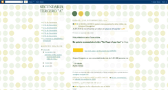 Desktop Screenshot of 3asecundaria.blogspot.com