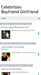Mobile Screenshot of celebrities-boyfriend-girlfriend.blogspot.com