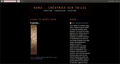 Desktop Screenshot of kora-creaticesurtoiles.blogspot.com