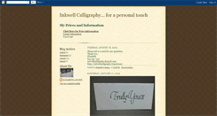 Desktop Screenshot of inkwellcalligraphy.blogspot.com