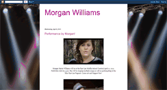 Desktop Screenshot of morganmariewilliams.blogspot.com