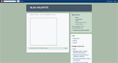 Desktop Screenshot of blogholofote.blogspot.com