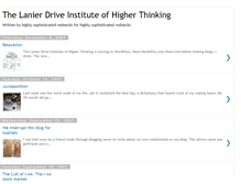Tablet Screenshot of instituteofhigherthinking.blogspot.com