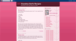 Desktop Screenshot of gertsrecipes.blogspot.com