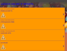 Tablet Screenshot of juegosonline3infantil.blogspot.com