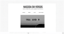 Desktop Screenshot of nascidaemversos.blogspot.com